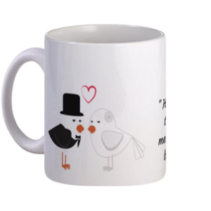 Mug Hadiah / Kado Anniversary Wedding (Mug Couple)