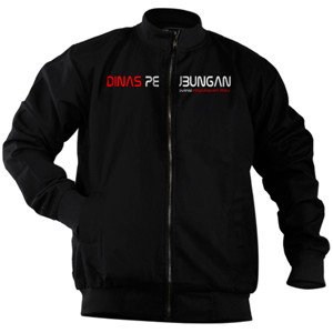 Jaket Bomber dishub desain 2