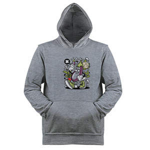 Jaket Hoodie Terong Unyu