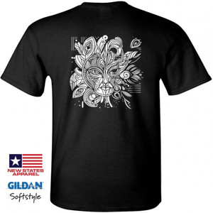 Kaos Premium - Gambar Abstrak Wajah Wanita