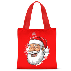 Tas Tote Fullprint Santa
