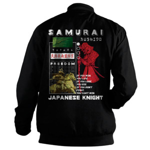 Jaket Bomber Samurai Streetwear Bomber Red Mango Premium