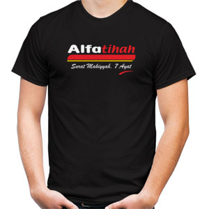 Kaos Dakwah Alfatihah Plesetan Logo Alfamart