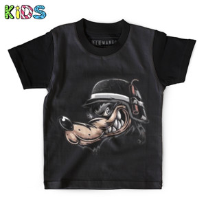 Kaos Anak Full-Print DISTRO Collection G_BLACK FOREVER