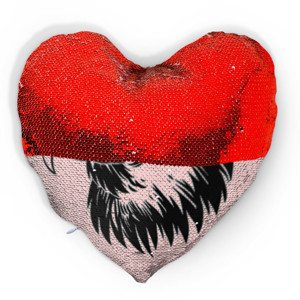 Bantal Ajaib ilustrasi kepala elang hitam