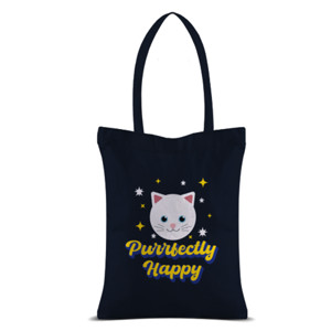 Tas Tote Purrfectly Happy Cat