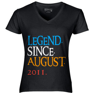 Kaos Legend since august T-Shirt
