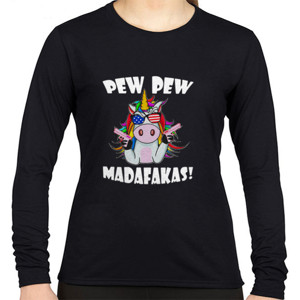 Kaos Unicorn Pew Pew Madafakas - 1