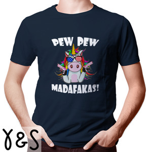 Kaos Unicorn Pew Pew Madafakas - 1