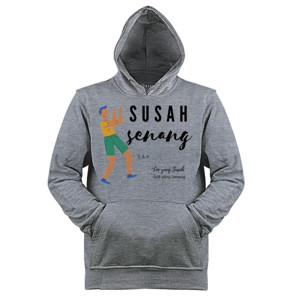 Jaket Hoodie Susah-Senang