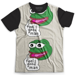 Kaos Fullprint Feels Good Man PEPE