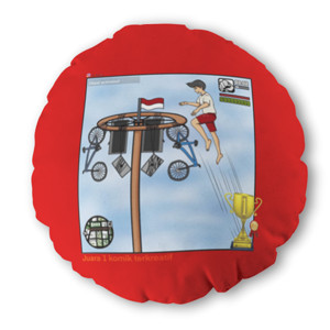 Bantal Bulat Komik terkreatif no.1 2020