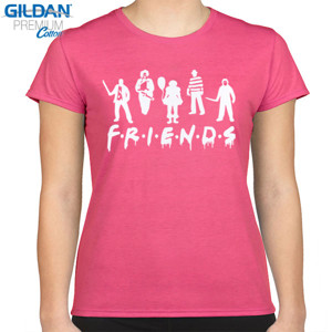 Kaos kaos Wanita Horror Friends