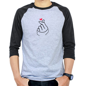 Kaos Raglan love