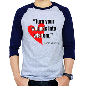 Kaos Raglan TURN YOUR WOUNDS