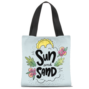 Tas Tote Fullprint SUN & SAND