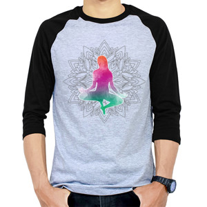 Kaos Raglan Meditasi Simbol