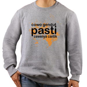 Jaket Sweater Tshirt cowo gendut