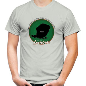 Kaos let's  save lombok