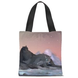 Tas Tote Fullprint Raigho & Jera