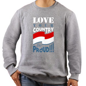 Jaket Sweater LOVE YOUR COUNTRY