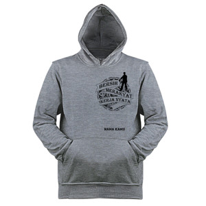 Jaket Hoodie BERSIH MERAKYAT KERJA NYATA 3