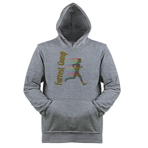 Jaket Hoodie forrest gump