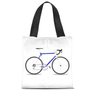 Tas Tote Fullprint Sepeda balap
