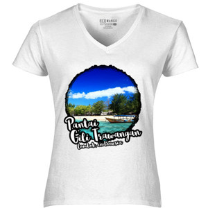 Kaos Pantai Gili Trawangan 