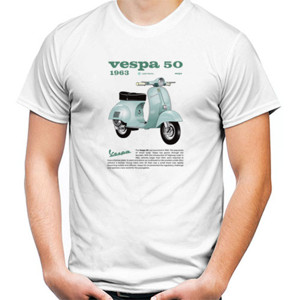 Kaos VESPA 50 | 1963 | Latte Menta | Light