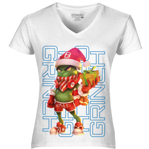 Kaos Kaos Super SUS Peran Grinch Bahan Cotton