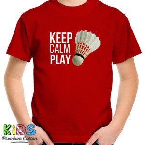Kaos KEEP CALM PLAY BADMINTON