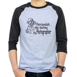 Kaos Raglan FOTOGRAFER