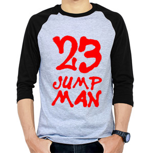 Kaos Raglan 23 Jumpman