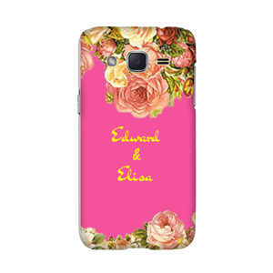 Casing HP Pink Flower Bisa Tambah Nama Casing HP