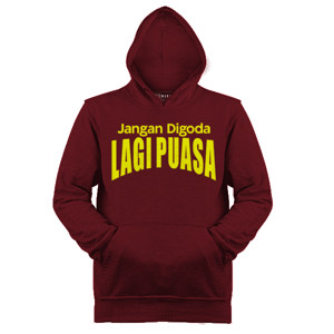Jaket Hoodie Jangan Digoda Lagi Puasa