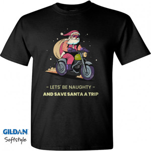 Kaos Lets be naughty - Kaos Natal Lucu
