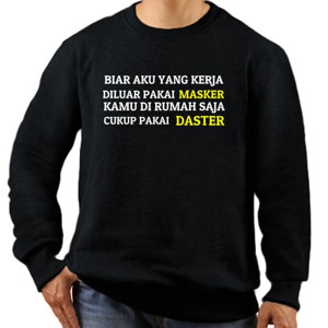 Jaket Sweater DIRUMAH AJA CUKUP DASTERAN