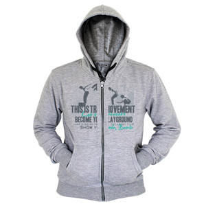 Hoodie Zipper Kaos Parkour - Your Playground (SB7Q8)