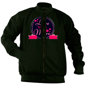 Jaket Bomber Love You More