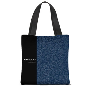 Tas Tote Fullprint Batik Angelicaj - Blue