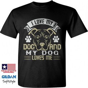 Kaos I Love My Dog and my  Dog Loves me