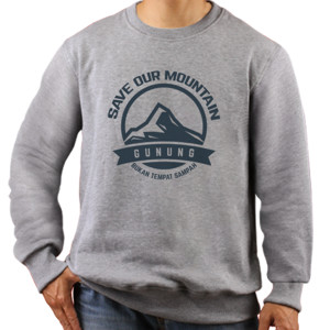 Jaket Sweater Save Our Mountain