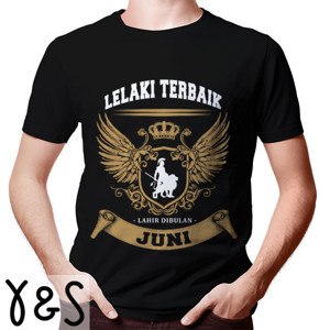 Kaos T-SHIRT LELAKI TERBAIK JUNI - D1