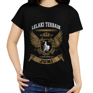 Kaos T-SHIRT LELAKI TERBAIK JUNI - D1