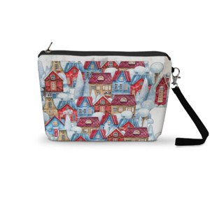 Pouch Trapesium Winter Houses