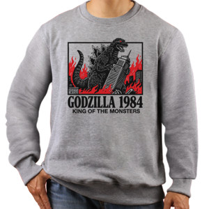 Jaket Sweater Godzilla