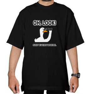 Kaos Oversize Clothudio - The Duck Shit Everywhere