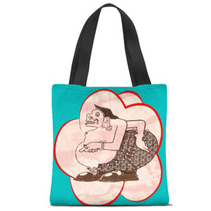 Tas Tote Fullprint Tas wayang