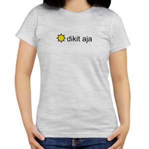 Kaos Kaos Wanita Sun Dikit Aja Cotton-Slub by Co_mbro